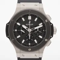 ウブロ ビッグバン エボリューション 301.SM.1770.RX SS×革×ラバー AT 黒文字盤