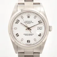 ロレックス オイスターパーペチュアルデイト 15200 SS AT 白文字盤