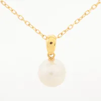 【ミキモト 】k18 アメジスト パール ネックレス MIKIMOTO 【美品】ミキモト K18 パール アメジスト ネックレス