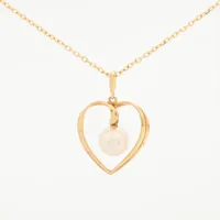 ミキモト パール K18(YG) 約7.5mm