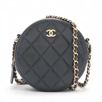 シャネル ココマーク キャビアスキン リュック べっ甲 ブラック