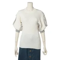 サカイ コットン ニット 22年 1 ホワイト