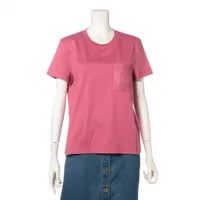 エルメス コットン Tシャツ 24SS 40 ピンク