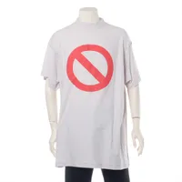 バレンシアガ コットン Tシャツ 23年 1 グレー