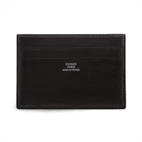 エルメス シチズンツイル シルクイン レザー ショコラ