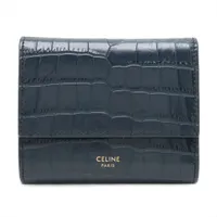 【最終価格】セリーヌ トリオンフ 型押し レザー 黒 スモール トリフォールド セリーヌ スモールトリフォールドの買取参考価格一覧 | 最新価格相場で