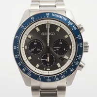 セイコー プロスペックス V175-0EC0 SS×ラバー ソーラー 黒文字盤 AB