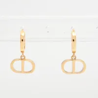 ディオール Petit CD プチCD GP×フェイクパール ピアス(両耳用