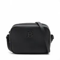 バーバリー TB レザー ショルダーバッグ ブラック