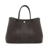 エルメス ガーデンパーティ30 TPM ネゴンダ エベンヌ シルバー金具