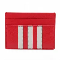 バレンシアガ×アディダス レザー カードケース レッド