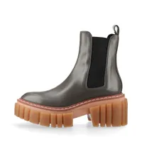 ステラマッカートニー エミリー フェイクレザー ショートブーツ 36 グレー