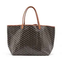 ゴヤール サンルイGM PVC トートバッグ ブラウン