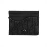 ディオール サドル レザー フラグメントケース ブラック ABランクの