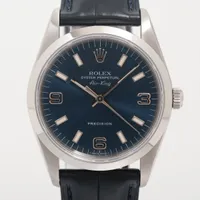 ロレックス エアキング 14000 SS AT 青文字盤
