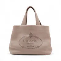 プラダ ヴィッテロダイノ ソフト レザー トートバッグ ピンク