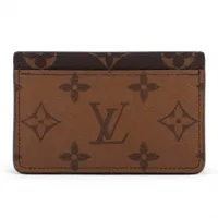 ヴィトン モノグラム リバース ポルトカルトサーンプル M69161 パスケース キャメル×ブラック