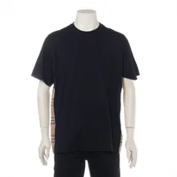 バーバリー ノバチェック コットン Tシャツ ティッシ期 M ブラック
