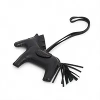 エルメス ロデオチャームMM アニョーミロ×アリゲーター チャーム Z:2021 ブラック