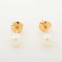 ミキモト パール ピアス K18 YG ABランクの買取参考価格（py021540