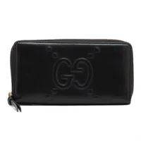 グッチ GGエンボス 676656 マネークリップ ブラック Aランクの買取