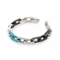 ヴィトン ブラスレ モノグラムチェーン GP ブレスレット LE2203 L シルバー