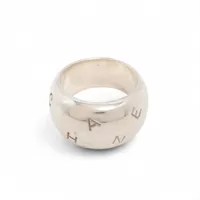 シャネル ロゴ 925 リング シルバー