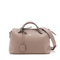 フェンディ バイザウェイ ミディアム レザー 2WAYハンドバッグ グレージュ