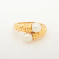 タサキ パール K18(YG) 約6.0～6.5mm