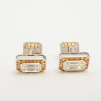 カルティエ ダイヤ イエローサファイア 750(WG)×Pt950