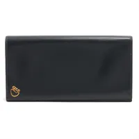 エルメス オオサカ ボックスカーフ ネイビー ゴールド金具