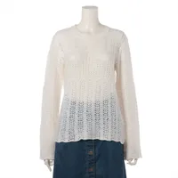 ロロピアーナ カシミヤ ニット 44 アイボリー