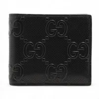 グッチ 日本限定 バイカラー GGマーモント 二つ折り 財布 ブラック レザー グッチ 日本限定 バイカラー GGマーモント 二つ折り 財布 ブラック