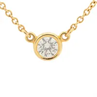 ティファニー レインボードロップ アクアマリン ペリドット ネックレス