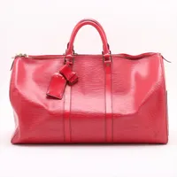 又*吉様 ルイヴィトン 赤エピ キーポル50 ボストンバッグ 楽天市場】【LOUIS VUITTON】 ルイヴィトン キーポル 50 エピ M42967