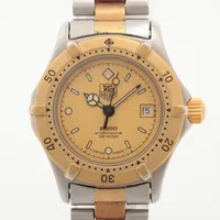 タグホイヤー プロフェッショナル 964.008 SS×GP QZ シャンパン文字盤