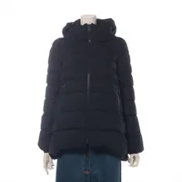 ヘルノ ポリエステル ダウンジャケット 42 ブラック