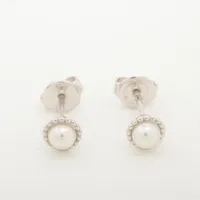 ミキモト パール K18(WG) 約4.0mm