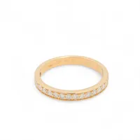 カルティエ ハーフエタニティ ダイヤ 750(YG) 50