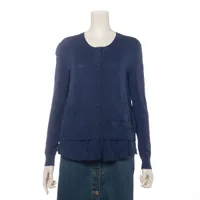 モンクレール コットン カーディガン 16年 S ブルー