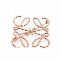 ロエベ アナグラム GP ブローチ ローズゴールド