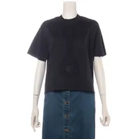 エルメス シルク Tシャツ 34 ブラック