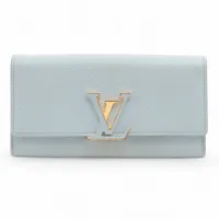 ヴィトン トリヨン ポルトフォイユカプシーヌ M69060 ロングウォレット ブルーオランプ