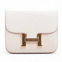 エルメス コンスタンススリム ヴォーエプソン ホワイト ゴールド金具