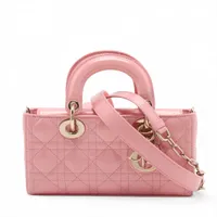 クリスチャンディオール レディディオール カナージュ レザー 2WAY