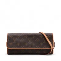 ヴィトン モノグラム ポシェット･ツインGM M51852 ブラウン
