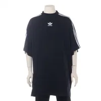 バレンシアガ×アディダス コットン Tシャツ 22年 4 ブラック