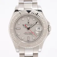 ロレックス ヨットマスター 168622 SS×PT AT シルバー文字盤