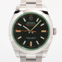 ロレックス ミルガウス 116400GV SS AT ブラック文字盤