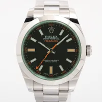 ロレックス ミルガウス 116400GV SS AT ブラック文字盤